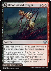 Bloodsoaked Insight // Sanguine Morass [Modern Horizons 3] | Dumpster Cat Games