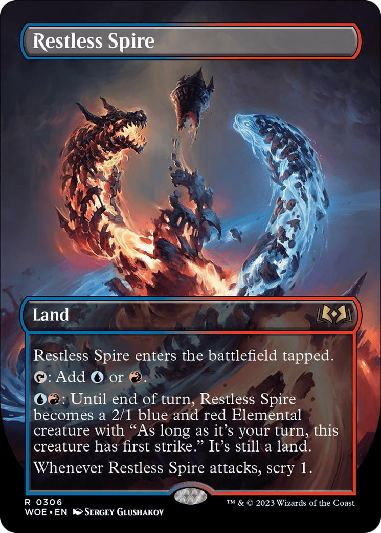 Restless Spire (Borderless) [Wilds of Eldraine] | Dumpster Cat Games