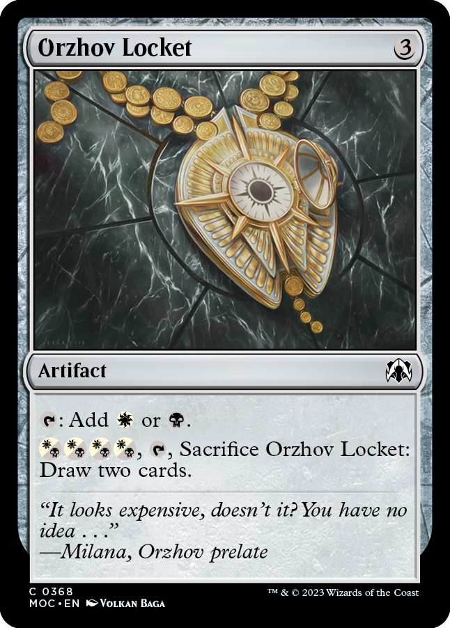 Orzhov Locket [March of the Machine Commander] | Dumpster Cat Games