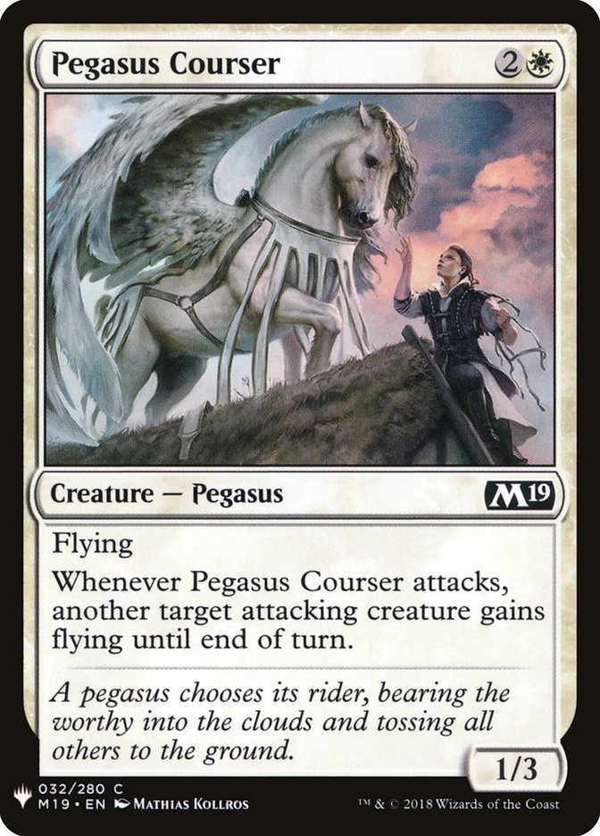 Pegasus Courser [Mystery Booster] | Dumpster Cat Games