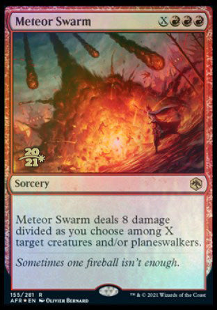 Meteor Swarm [Dungeons & Dragons: Adventures in the Forgotten Realms Prerelease Promos] | Dumpster Cat Games