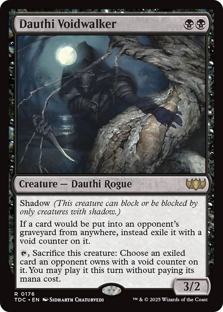 Dauthi Voidwalker [Tarkir: Dragonstorm Commander] | Dumpster Cat Games
