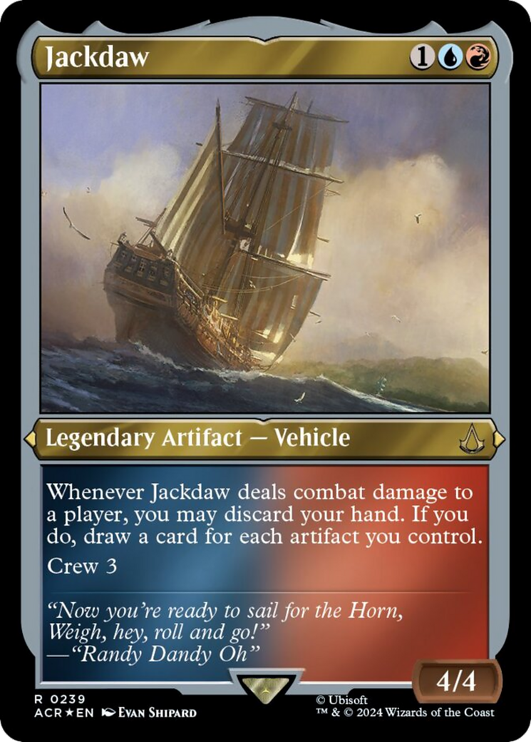 Jackdaw (Foil Etched) [Assassin's Creed] | Dumpster Cat Games