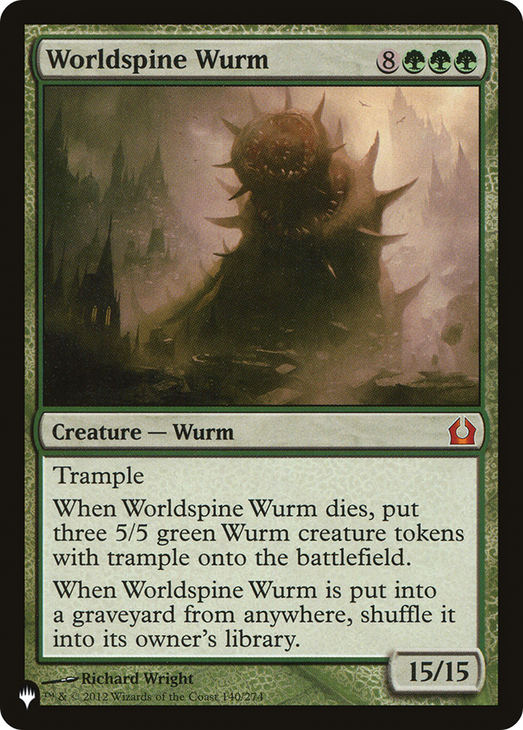 Worldspine Wurm [The List] | Dumpster Cat Games