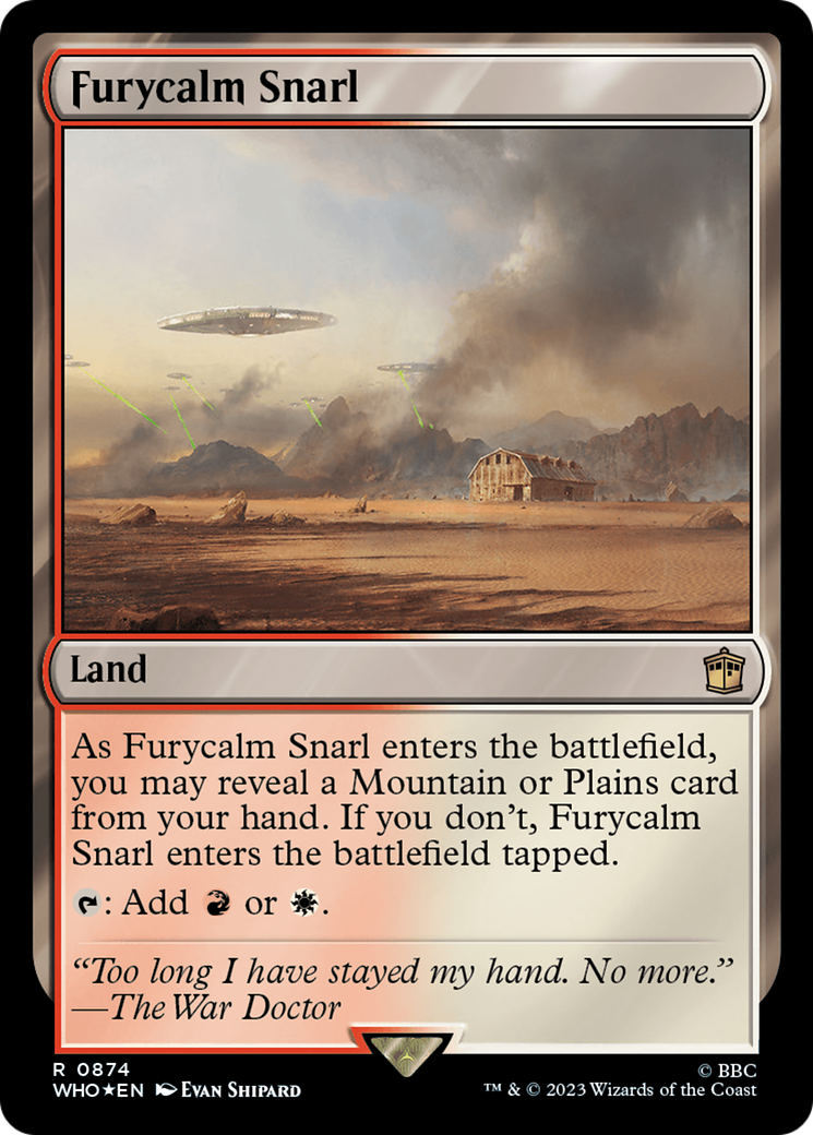 Furycalm Snarl (Surge Foil) [Doctor Who] | Dumpster Cat Games