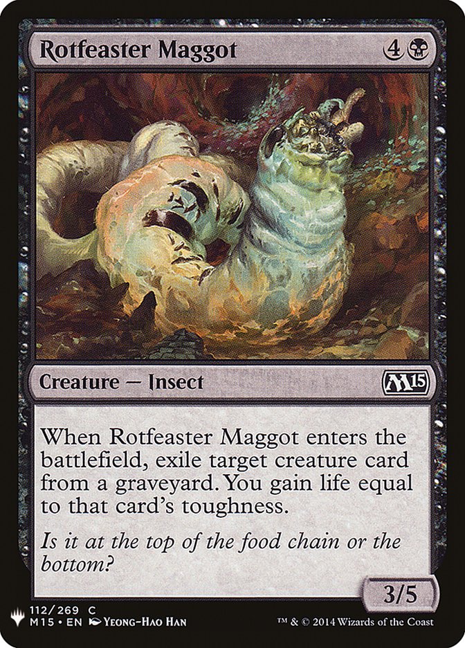 Rotfeaster Maggot [Mystery Booster] | Dumpster Cat Games