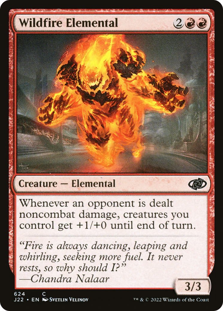 Wildfire Elemental [Jumpstart 2022] | Dumpster Cat Games