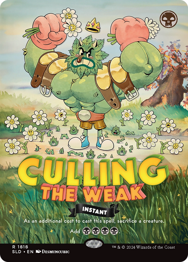 Culling the Weak (Rainbow Foil) [Secret Lair Drop Series] | Dumpster Cat Games