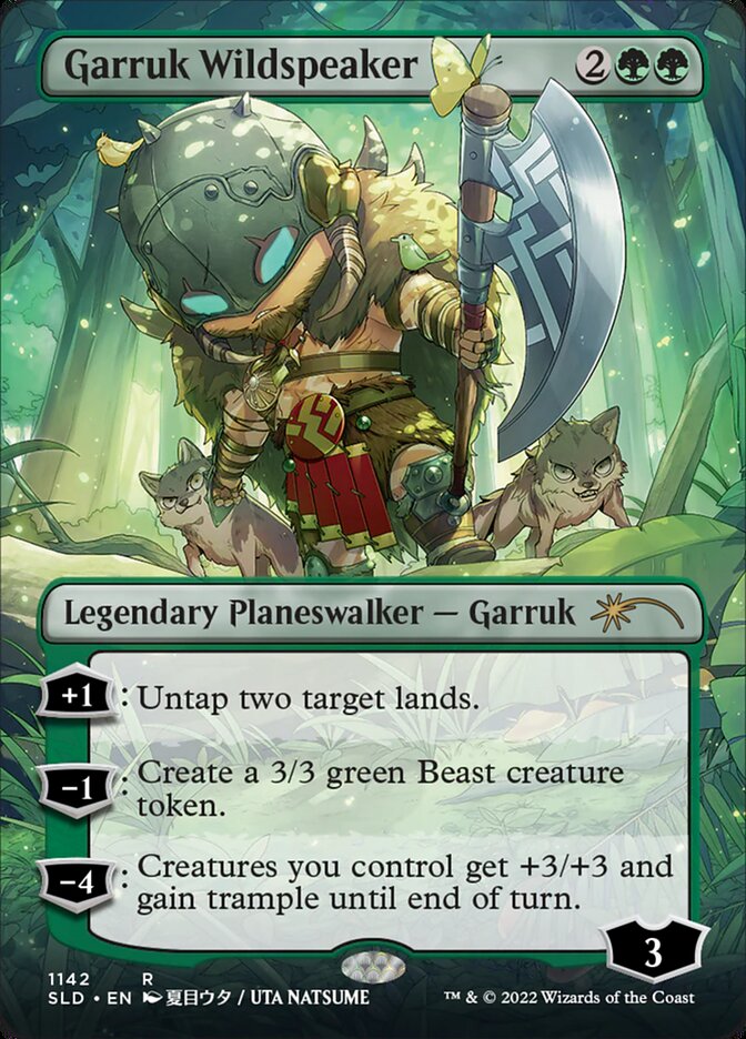 Garruk Wildspeaker (Borderless) [Secret Lair Drop Series] | Dumpster Cat Games