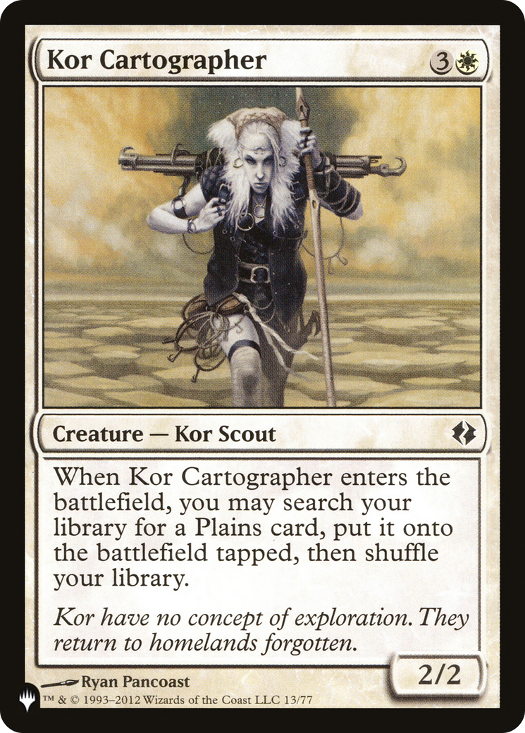 Kor Cartographer [The List] | Dumpster Cat Games