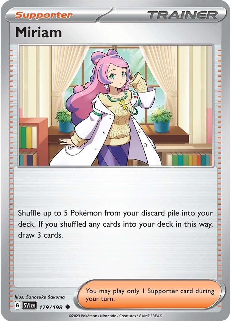 Miriam (179/198) [Scarlet & Violet: Base Set] | Dumpster Cat Games