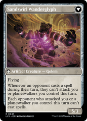 Unstable Glyphbridge // Sandswirl Wanderglyph [The Lost Caverns of Ixalan Prerelease Cards] | Dumpster Cat Games