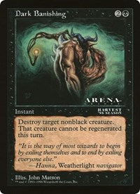 Dark Banishing (Oversized) [Oversize Cards] | Dumpster Cat Games