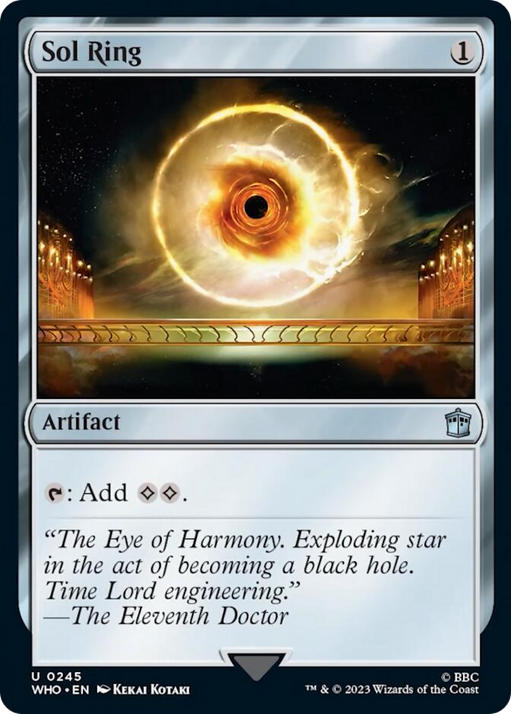 Sol Ring [Doctor Who] | Dumpster Cat Games