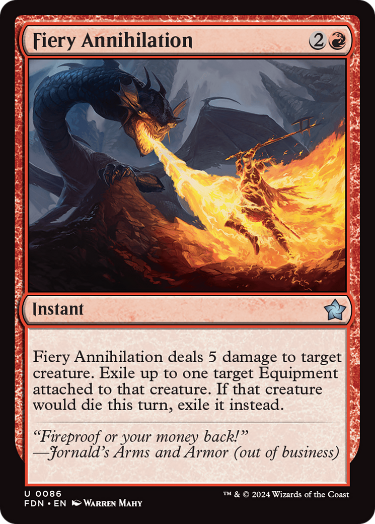 Fiery Annihilation [Foundations] | Dumpster Cat Games