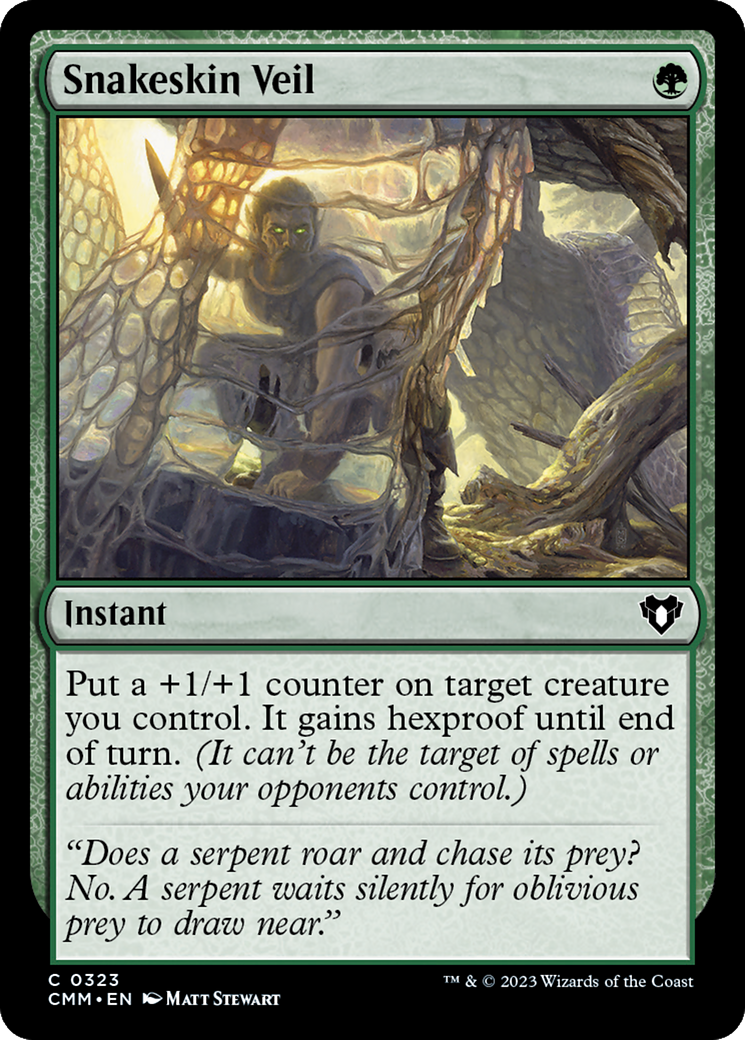 Snakeskin Veil [Commander Masters] | Dumpster Cat Games