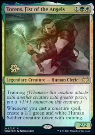 Torens, Fist of the Angels [Innistrad: Crimson Vow Prerelease Promos] | Dumpster Cat Games