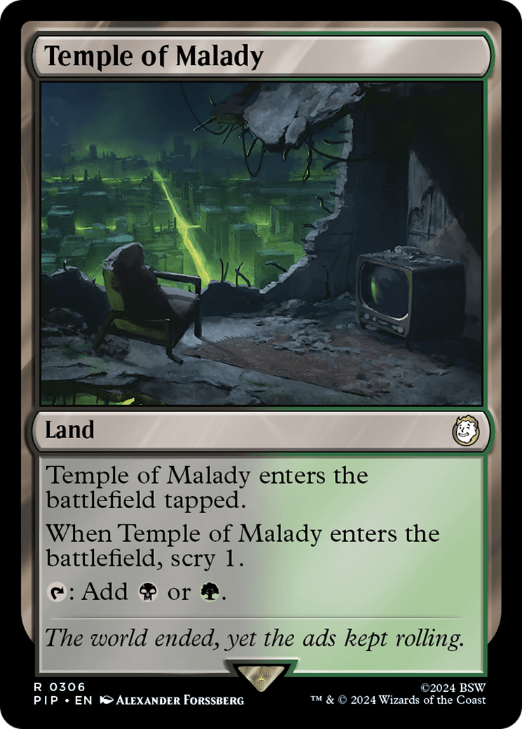 Temple of Malady [Fallout] | Dumpster Cat Games