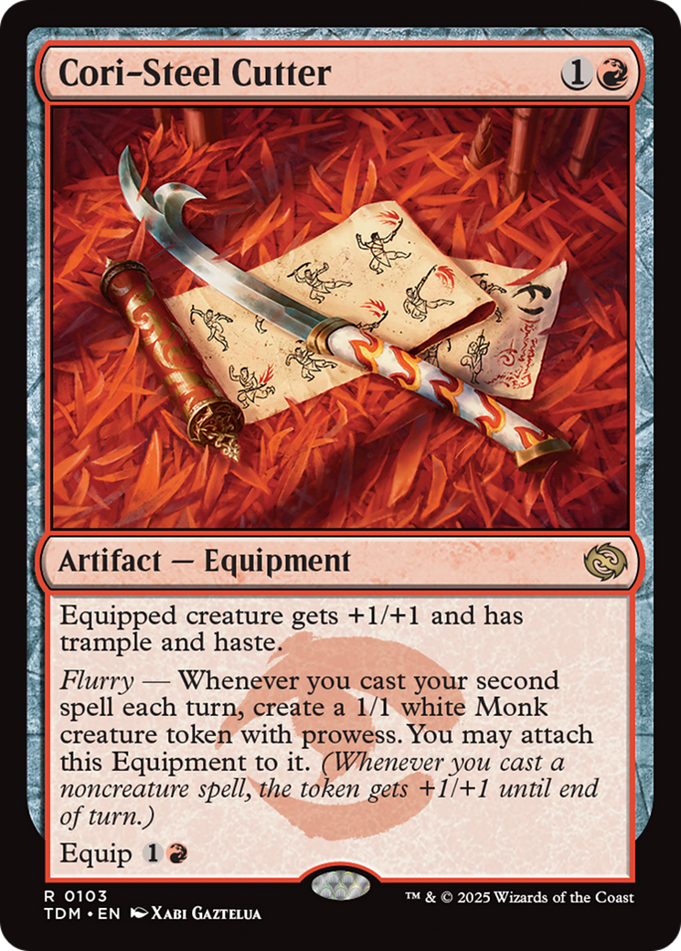 Cori-Steel Cutter [Tarkir: Dragonstorm] | Dumpster Cat Games
