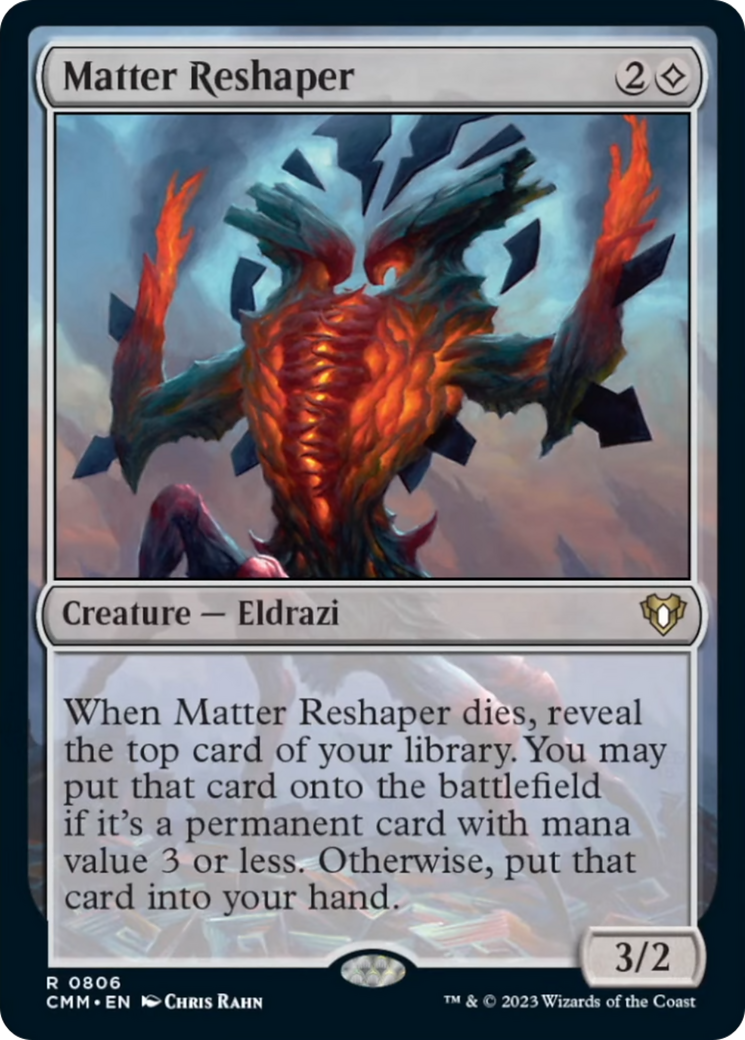Matter Reshaper [Commander Masters] | Dumpster Cat Games