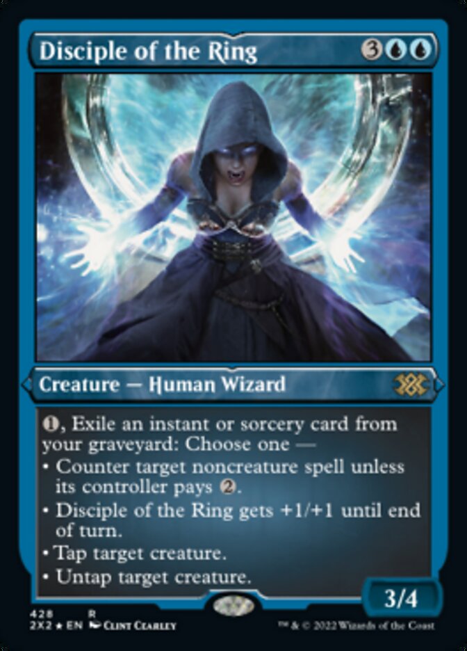 Disciple of the Ring (Foil Etched) [Double Masters 2022] | Dumpster Cat Games