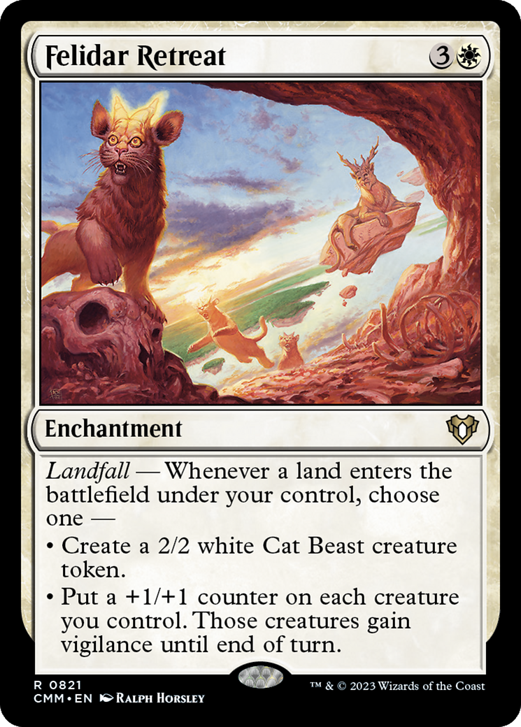 Felidar Retreat [Commander Masters] | Dumpster Cat Games