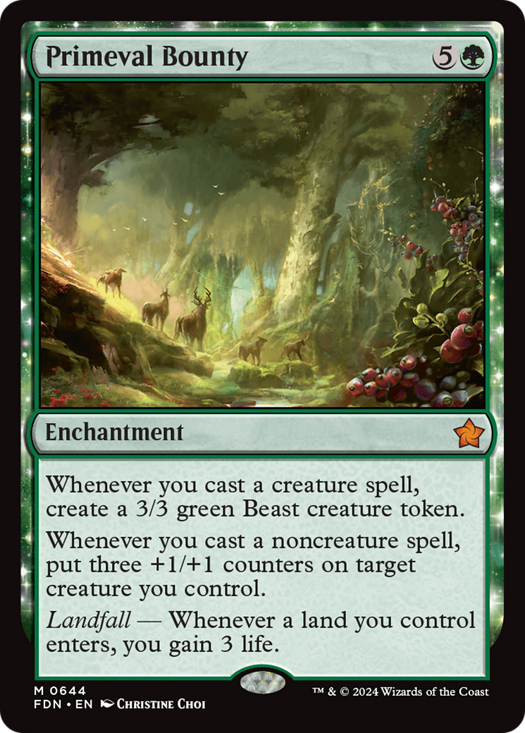 Primeval Bounty [Foundations] | Dumpster Cat Games