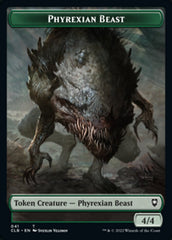 Phyrexian Beast // Wurm Double-Sided Token [Commander Legends: Battle for Baldur's Gate Tokens] | Dumpster Cat Games