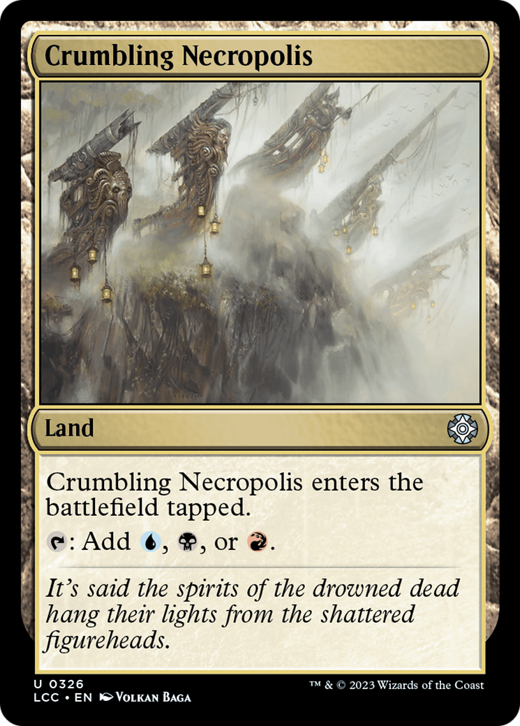 Crumbling Necropolis [The Lost Caverns of Ixalan Commander] | Dumpster Cat Games