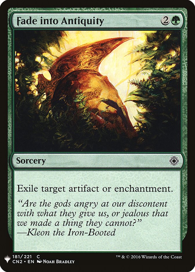 Fade into Antiquity [Mystery Booster] | Dumpster Cat Games