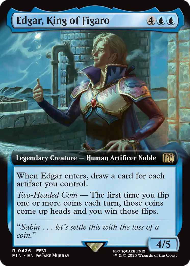 Edgar, King of Figaro (Extended Art) [FINAL FANTASY] | Dumpster Cat Games