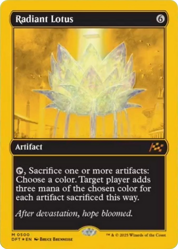 Radiant Lotus (First-Place Foil) [Aetherdrift] | Dumpster Cat Games