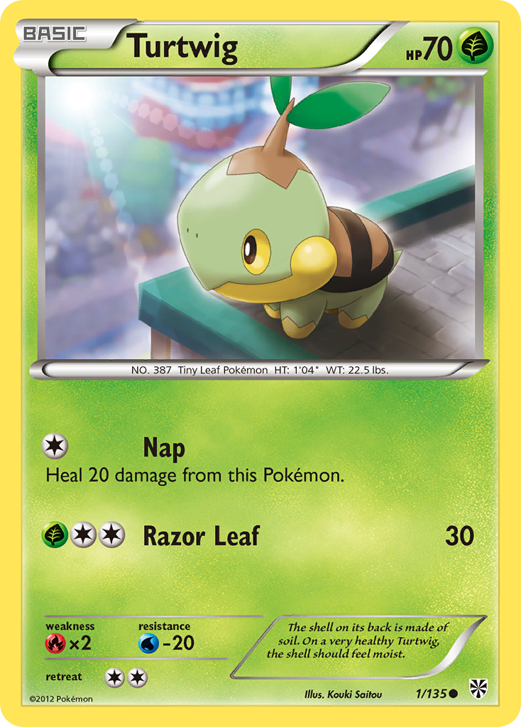 Turtwig (1/135) [Black & White: Plasma Storm] | Dumpster Cat Games