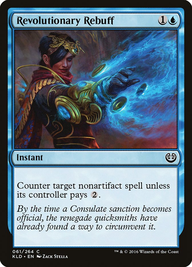 Revolutionary Rebuff [Kaladesh] | Dumpster Cat Games