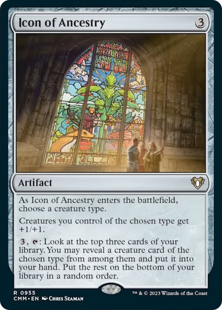 Icon of Ancestry [Commander Masters] | Dumpster Cat Games