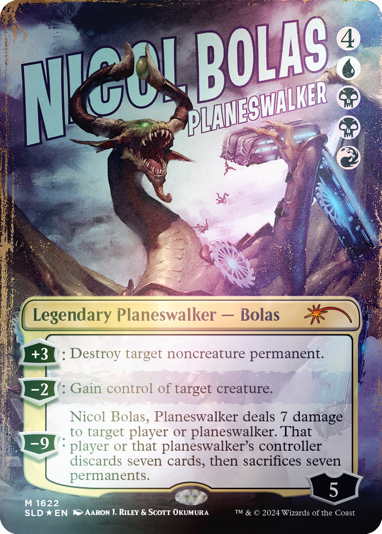 Nicol Bolas, Planeswalker (Rainbow Foil) [Secret Lair Drop Series] | Dumpster Cat Games