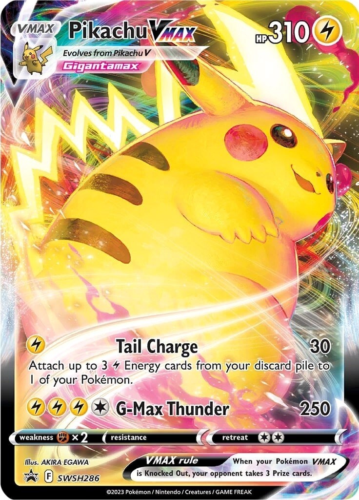 Pikachu VMAX (SWSH286) (Jumbo Card) [Sword & Shield: Black Star Promos] | Dumpster Cat Games