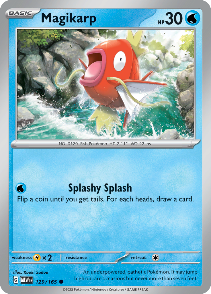 Magikarp (129/165) [Scarlet & Violet 151] | Dumpster Cat Games