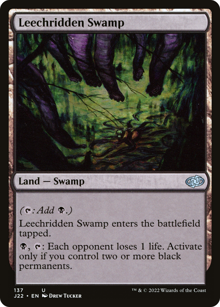 Leechridden Swamp [Jumpstart 2022] | Dumpster Cat Games