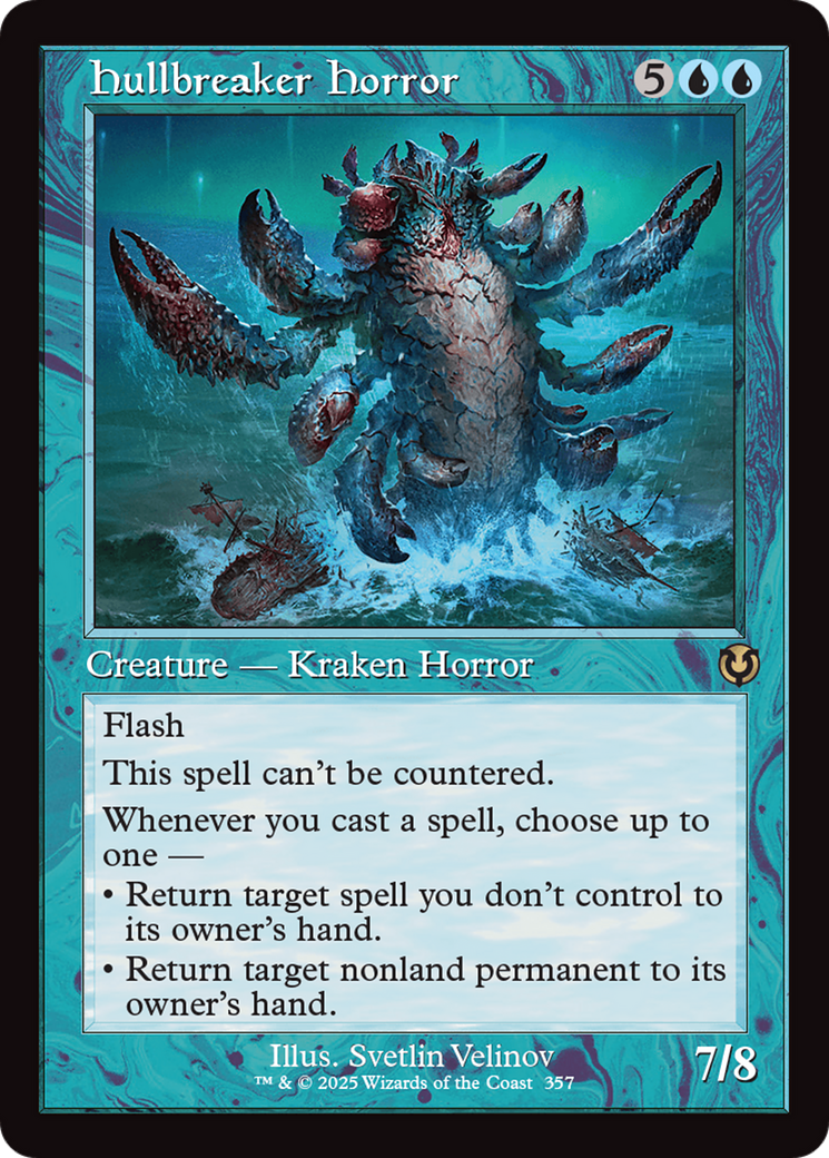 Hullbreaker Horror (Retro Frame) [Innistrad Remastered] | Dumpster Cat Games