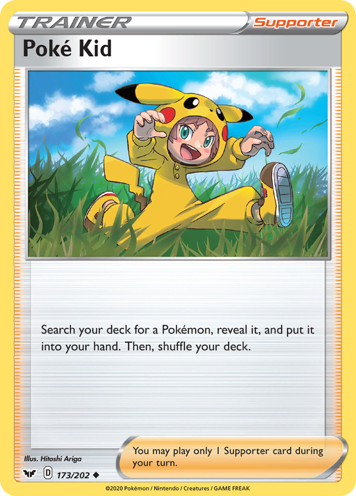 Poke Kid (173/202) [Sword & Shield: Base Set] | Dumpster Cat Games