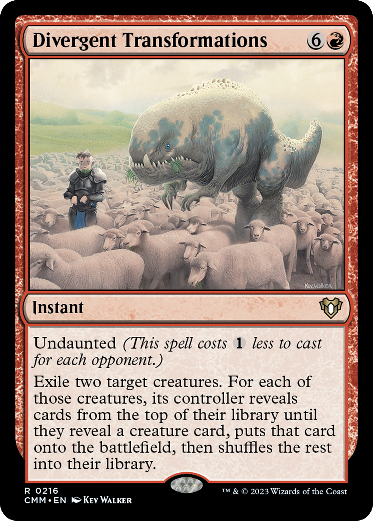 Divergent Transformations [Commander Masters] | Dumpster Cat Games