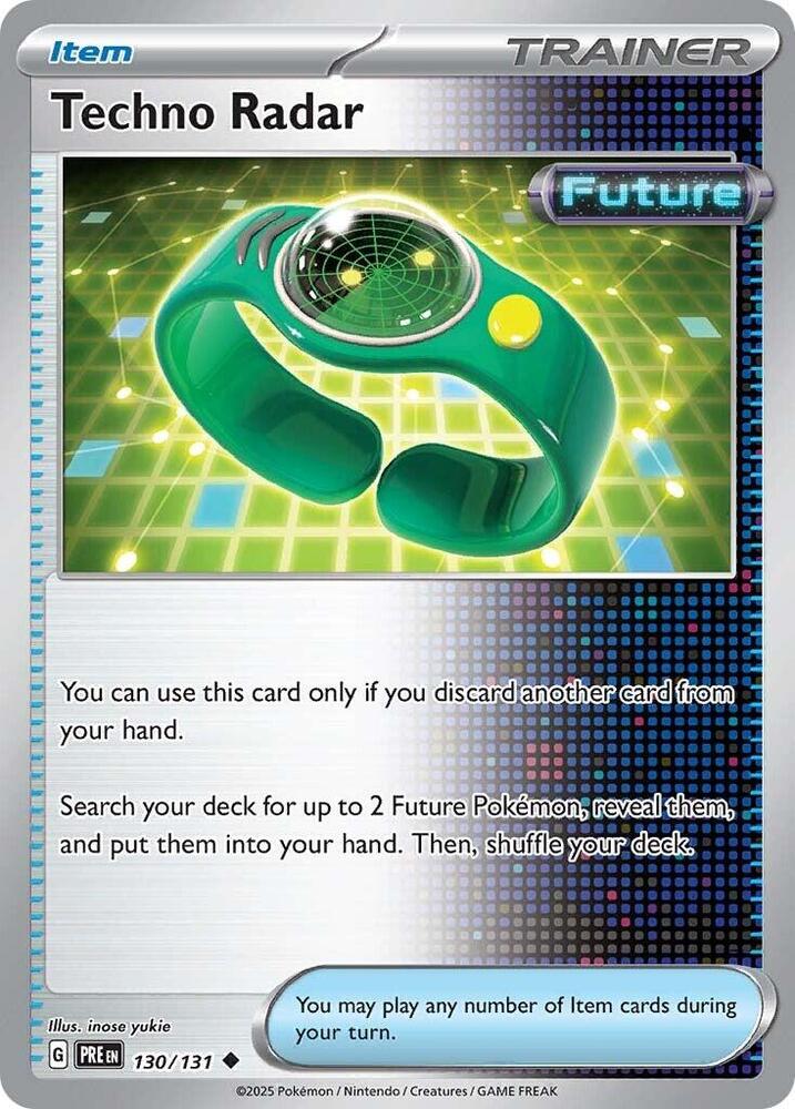 Techno Radar (130/131) [Scarlet & Violet: Prismatic Evolutions] | Dumpster Cat Games