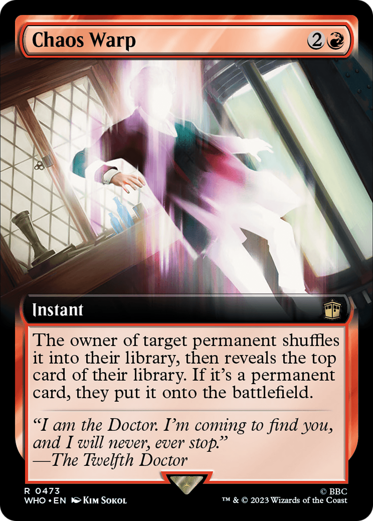 Chaos Warp (Extended Art) [Doctor Who] | Dumpster Cat Games