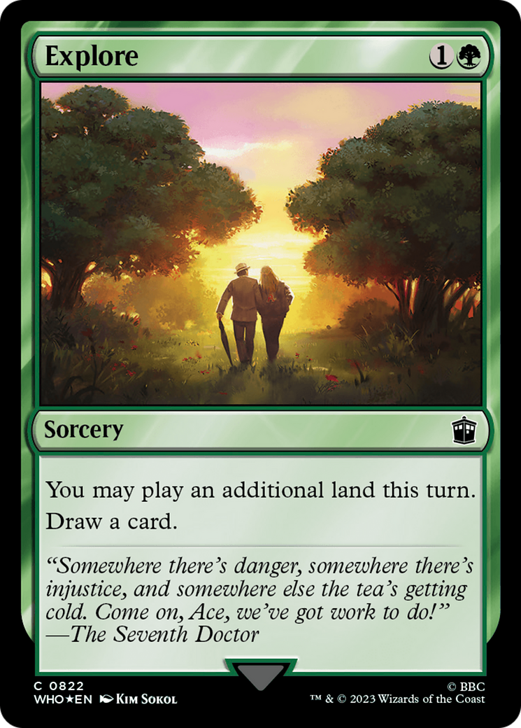 Explore (Surge Foil) [Doctor Who] | Dumpster Cat Games