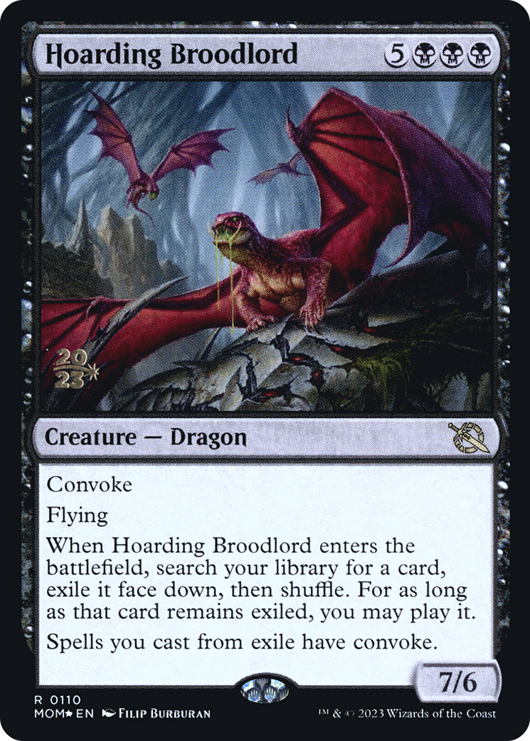Hoarding Broodlord [March of the Machine Prerelease Promos] | Dumpster Cat Games