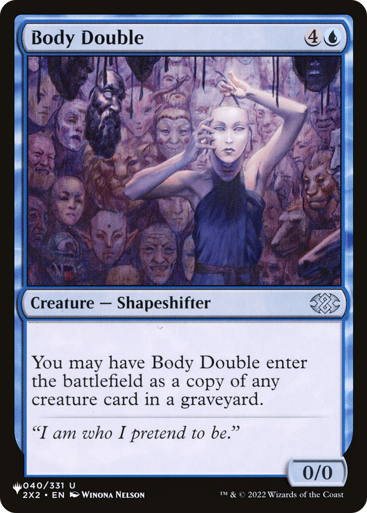 Body Double [The List] | Dumpster Cat Games