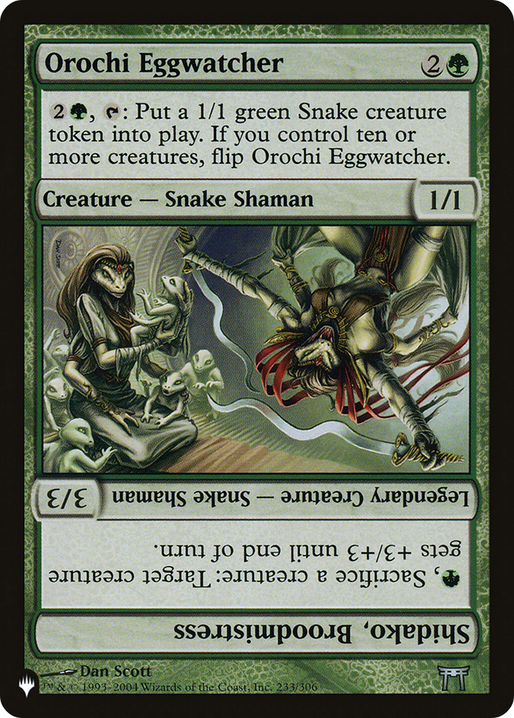 Orochi Eggwatcher // Shidako, Broodmistress [The List] | Dumpster Cat Games