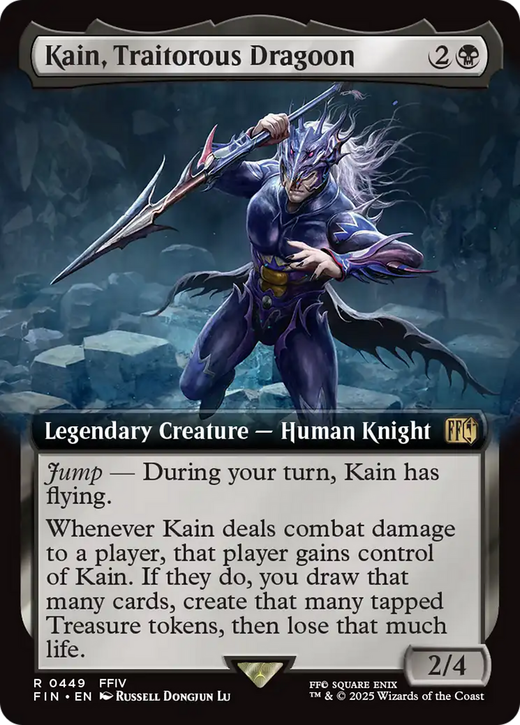 Kain, Traitorous Dragoon (Extended Art) [FINAL FANTASY] | Dumpster Cat Games