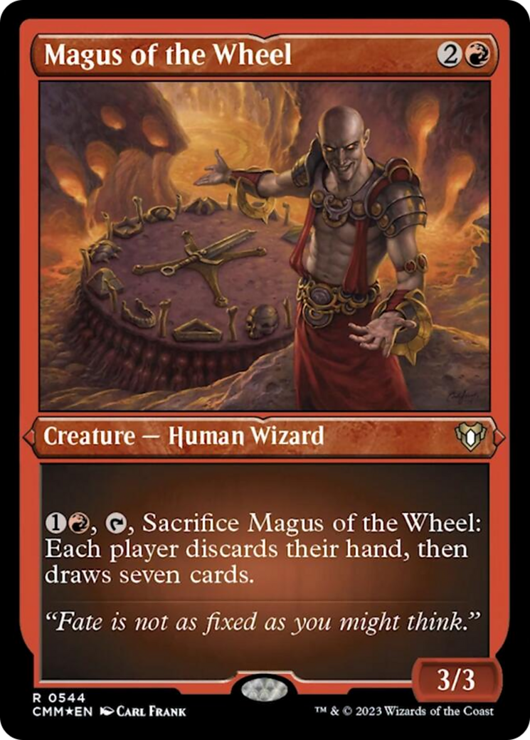 Magus of the Wheel (Foil Etched) [Commander Masters] | Dumpster Cat Games